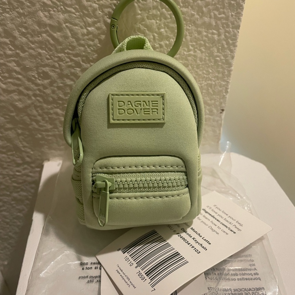 NWT- Dagne Dover - DAKOTA KEYCHAIN - matcha latte - Discontinued